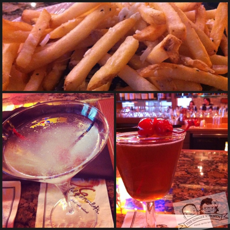 Eddie's drinks and fries