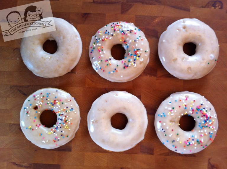 Cinnamon Orange Glazed Donuts