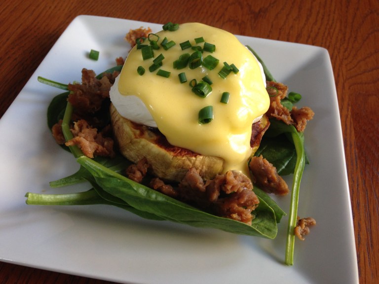 Eggplant Benedict